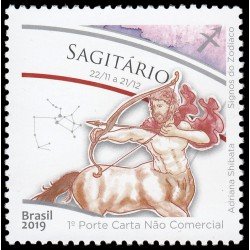 Brasil Brazil 3786 2019 Signos del zodíaco Sagitario Adriana Shibata MNH Brasil Brazil 3786 2019 Signos del zodíaco Sagitario Adriana Shibata MNH