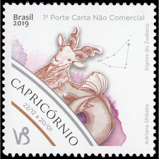 Brasil Brazil 3791 2019 Signos del zodíaco Capricornio Adriana Shibata MNH