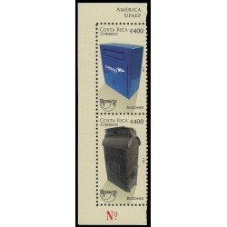 Costa Rica 945/46 2011 Serie América UPAEP Buzones MNH Costa Rica 945/46 2011 Serie América UPAEP Buzones MNH