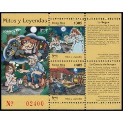 Costa Rica 957/58 2012 Serie América UPAEP Mitos y leyendas MNH