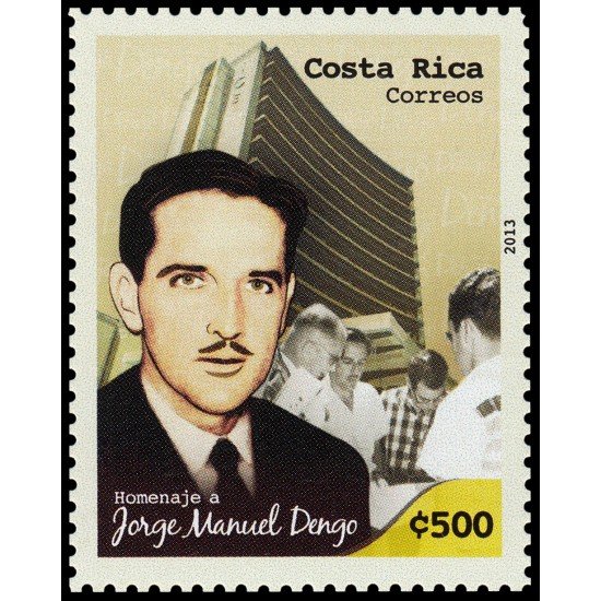 Costa Rica 964 2013 Personalidades Jorge Manuel Dengo MNH Costa Rica 964 2013 Personalidades Jorge Manuel Dengo MNH