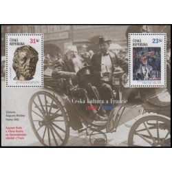 República Checa Czech Rep. HB 14 2002 Cultura checa en Francia MNH República Checa Czech Rep. HB 14 2002 Cultura checa en Francia MNH