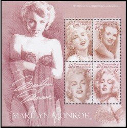 Dominica 3084/87 2004 Cine Actriz Marilyn Monroe MNH Dominica 3084/87 2004 Cine Actriz Marilyn Monroe MNH