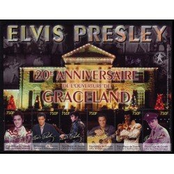 Guinea Guinee 2516/21 2002 Música Elvis Presley MNH Guinea Guinee 2516/21 2002 Música Elvis Presley MNH