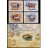 Hungría Hungary 4062/65 + HB 283 Fauna de cría en cautividad húngara MNH