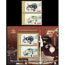 Indonesia 2107/08 + HB 194 2004 Coches presidenciales MNH Indonesia 2107/08 + HB 194 2004 Coches presidenciales MNH