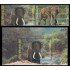 Tailandia Thailand 2087/88 + HB 179 2003 Fauna Elefantes Emisión conjunta con Sudáfrica MNH