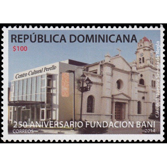 Rep. Dominicana 1823 2015 250 aniv. de la fundación de la ciudad de Bani MNH