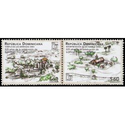 Rep. Dominicana 2182/83 2019 Monumentos 525 aniv. del asentamiento de La Isabela MNH Rep. Dominicana 2182/83 2019 Monumentos 525 aniv. del asentamiento de La Isabela MNH
