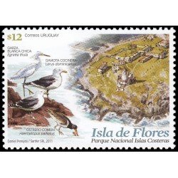 Uruguay 2522 2011 Islas de las Flores Parque nacional MNH