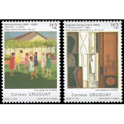 Uruguay 2591/92 2012 Pintores nacionales