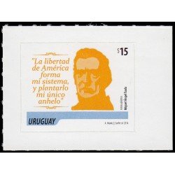 Uruguay 2702 2014 Personalidades 250 aniv. del nacimiento de José Artigas Autoadhesivo