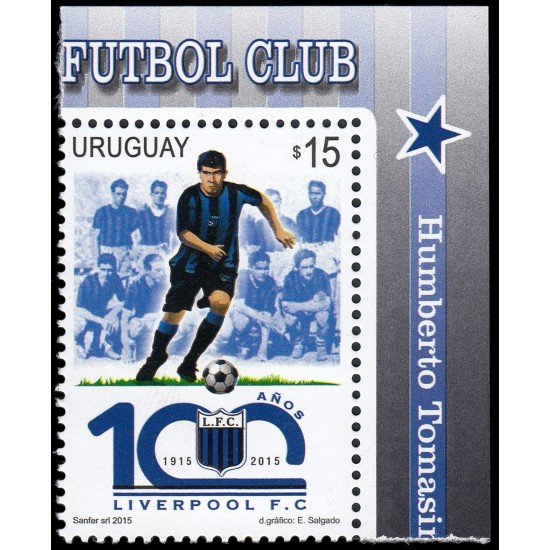 Uruguay 2712 2014 Deportes Fútbol Centenario del Liverpool Fútbol Club MNH