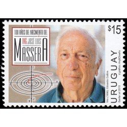 Uruguay 2724 2015 Personalidades Centenario del nacimiento de José Luis Massera ingeniero MNH