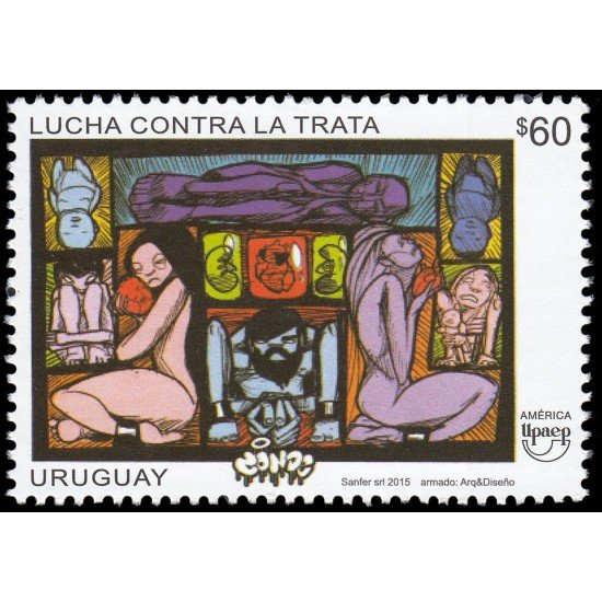 Uruguay 2772 2015 Serie América UPAEP Lucha contra el tráfico de personas MNH