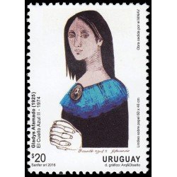 Uruguay 2803 2016 Personalidades Gladya Afamado Artista y escritora MNH Uruguay 2803 2016 Personalidades Gladya Afamado Artista y escritora MNH