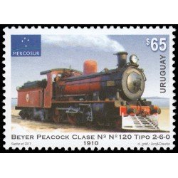 Uruguay 2856 2017 Mercosur Transporte ferroviario Trenes MNH Uruguay 2856 2017 Mercosur Transporte ferroviario Trenes MNH