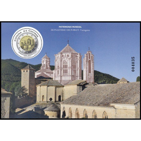 España Spain 5900 2026 Patrimonio mundial Monasterio de Poblet Tarragona MNH