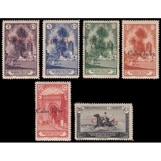 Cabo Juby 51/59 1934/36 Sellos de Marruecos MH