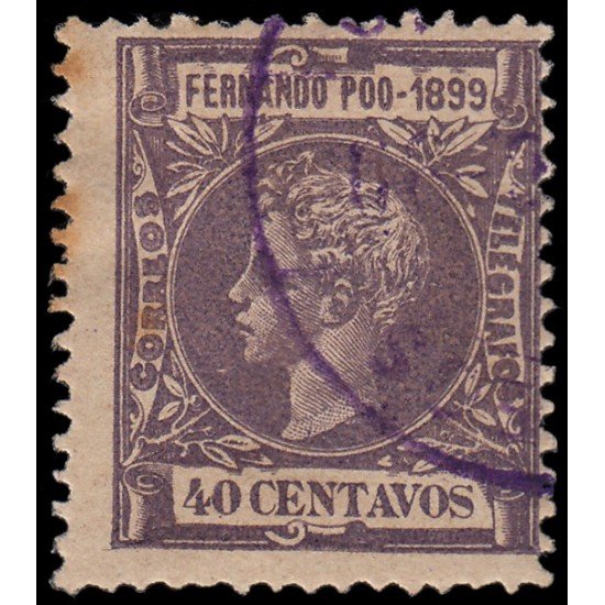 Fernando Poo 65 1899 Alfonso XIII Usado