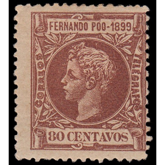 Fernando Poo 67 1899 Alfonso XIII MH