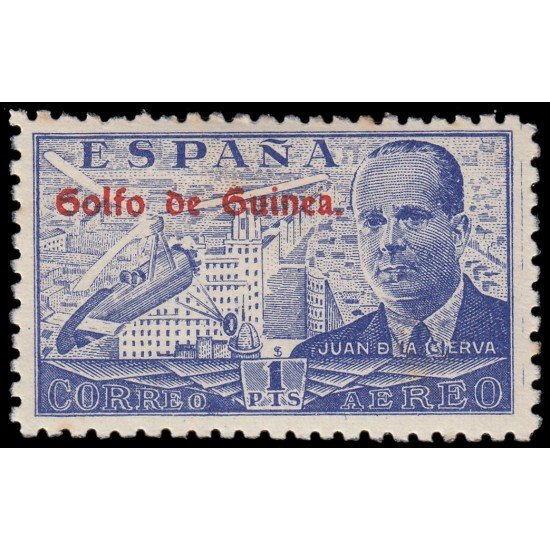 Guinea Española 268 1942 Juan de la Cierva MH