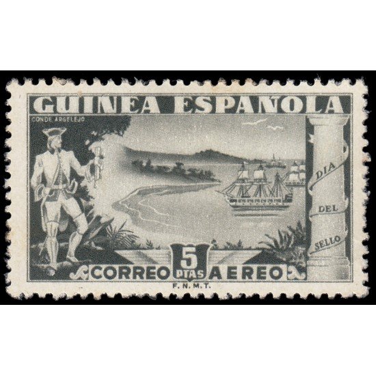 Guinea española 276 1949 Día del sello Conde de Argelejo MH