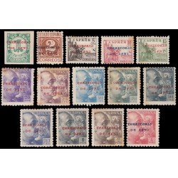 Ifni 1/15 1941/42 Cifras Cid y Caudillo Sobrecargados Falta valor 15 MH Ifni 1/15 1941/42 Cifras Cid y Caudillo Sobrecargados Falta valor 15 MH