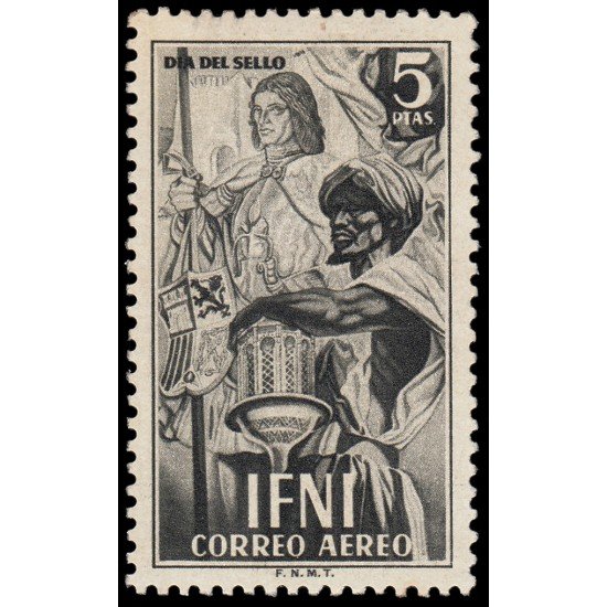 Ifni 71 1950 Día del sello Lope Sancho de Valenzuela MH