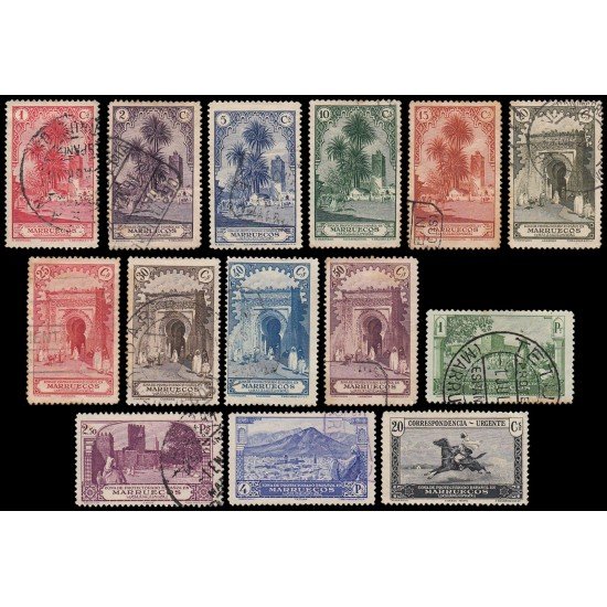 Marruecos Morocco 105/18 1928 Paisajes y monumentos Usados
