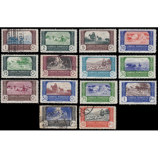 Marruecos Morocco 246/59 1944 Agricultura MH y Usados