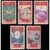 Marruecos Morocco 270/74 1946 Pro tuberculosos MH y Usados