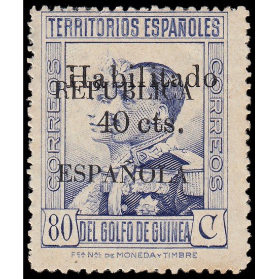 Guinea Española 254 Alfonso XIII MNH