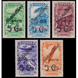 Guinea Española Beneficencia 7/11 1941 Historia del correo MNH Guinea Española Beneficencia 7/11 1941 Historia del correo MNH
