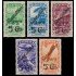 Cabo Juby Beneficencia 7/11 1941 Sellos anteriores con nuevo valor en habilitación MNH