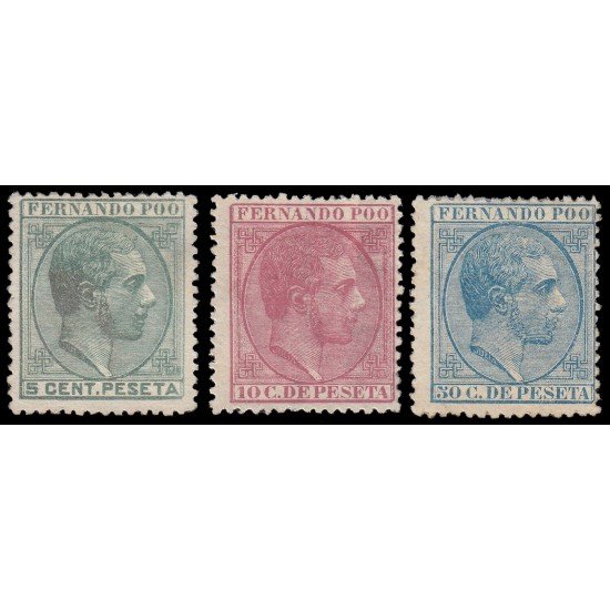 Fernando Poo 2/4 1879  Alfonso XII MH