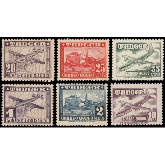 Tánger 166/71 1948 Aviones Plane MNH
