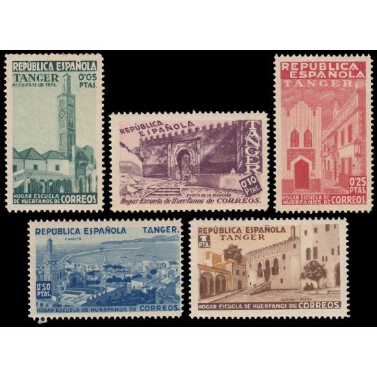Tanger  Beneficencia B- 1/5 1937 Vista Landscapes MNH