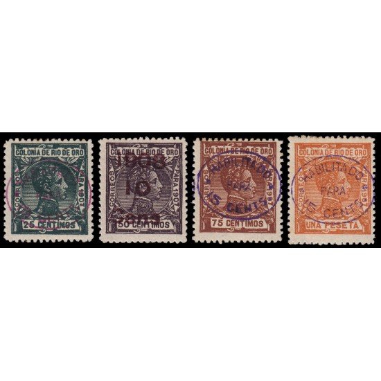 Río de Oro c 1908 Alfonso XIII MH