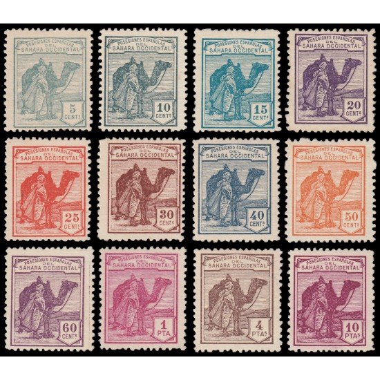 Sahara 1/12 1924 Camel Camello Fauna MNH