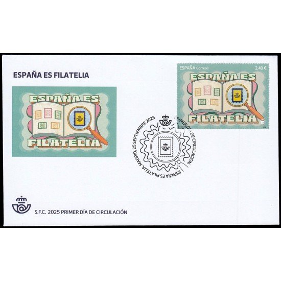 España Spain 5861 2025 España es filatelia SPD Sobre Primer Día