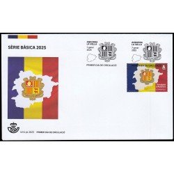Andorra Española 582 2026 Sèrie bàsica 2025 SPD Sobre Primer Día Tarifa A Andorra Española 582 2026 Sèrie bàsica 2025 SPD Sobre Primer Día Tarifa A