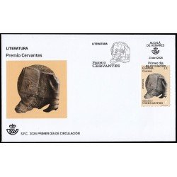 España Spain 5906 2026 Literatura Premio Cervantes SPD Sobre Primer Día