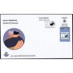 España Spain 5908 2026 Salud y bienestar Soledad no deseada SPD Sobre Primer Día Tarifa A