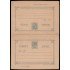 España Spain Entero Postal 12 Doble 1882