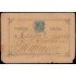 Cuba Entero Postal 15 1882 Alfonso XII R hacia afuera Nota pequeña