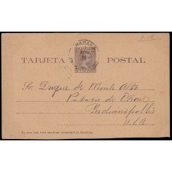 Cuba Entero Postal 29 1894-1896 Alfonso XIII Cuba Entero Postal 29 1894-1896 Alfonso XIII