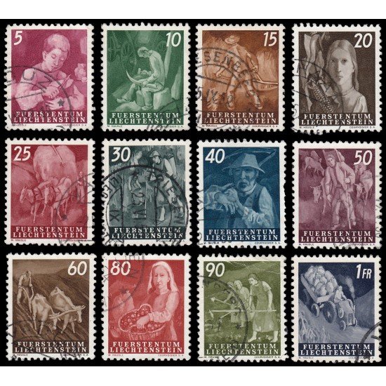Liechtenstein 251/62 1951 Trabajos agrícolas Usados