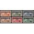 San Marino A 11/16 1933 Vistas de San Marino sobrecarga zeppelin MNH
