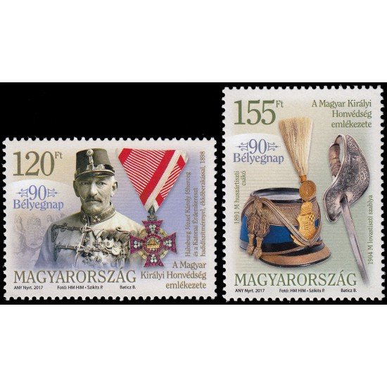 Hungría Hungary 4676/77 2017 Día del sello MNH